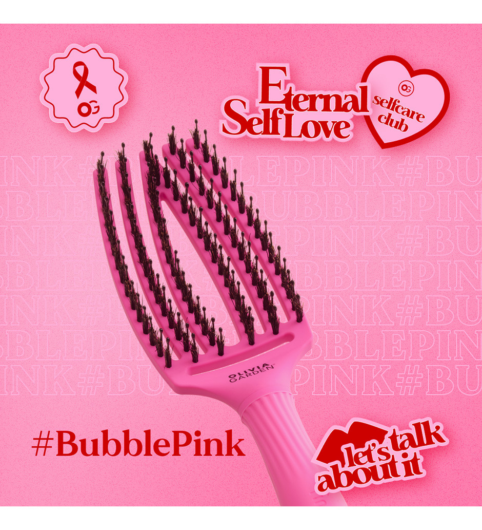 Olivia Garden Fingerbrush (pink edition)