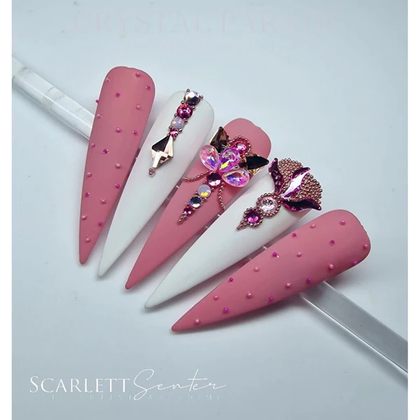 Zodiac Nail Art - Think Pink
